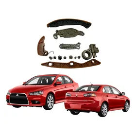 Kit Corrente Motor Comando Distribuição Asx Lancer  2.0 16v Preto