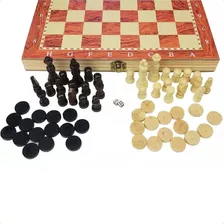 3 En 1 Ajedrez Magnético Juego Mesa Chess Game Tablero 40x40