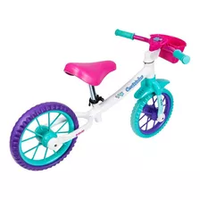 Bicicleta Infantil Aro 12 Balance Sem Pedal Cecizinha Caloi Cor Branco