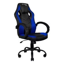 Cadeira De Escritório Gamer Mymax Mx0 Preta/azul Ergonômica 
