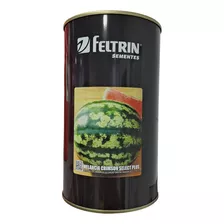 Semente De Melancia Crimson Select Plus Feltrin 250 Gramas Lata 2750 Sementes Melancia Doce