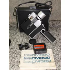 Filmadora Super 8 - Sankyo Cm300 - Con Estuche Y Manuales 