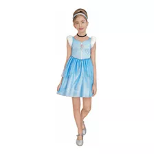 Fantasia Infantil Princesa Cinderela Disney Novo Modelo