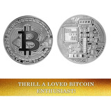 Bitcoin Moneda De Colección De Lujo Dorada Blockchain