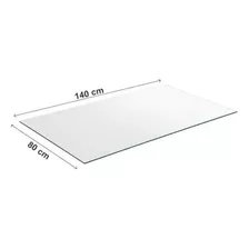 Mesa De Jantar 6 Lugares Tampo Vidro 140cm Ciplafe Ia