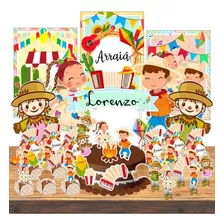 Kit Festa Decoração Fácil Aniversário 88 Pçs - Vários Temas