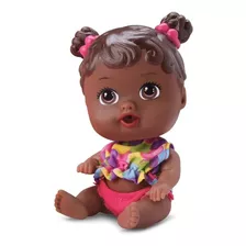 Boneca Negra Little Dolls Banheirinha Alive - Divertoys