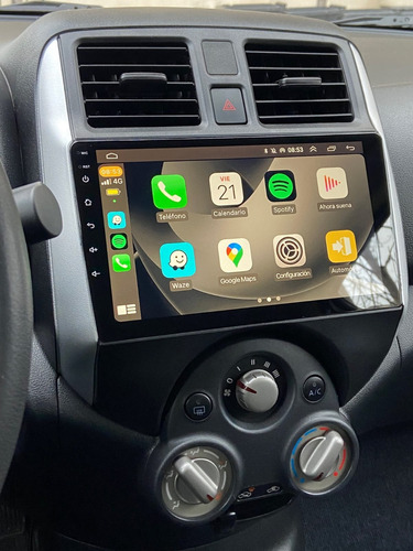 Android Nissan Versa 12-14 Carplay Gps Touch Bluetooth Radio Foto 3
