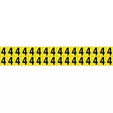 National Marker Corp. Nps34 Number Card 5 8 Inch 4 (32