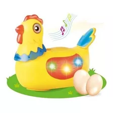 Galinha De Brinquedo Musical Bota Ovo Engraçada Interativa