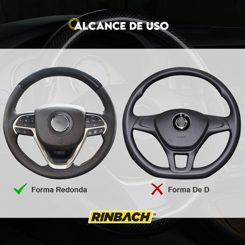 Cubre Volante Funda Fibra Carbono Volvo Xc90 2019 Foto 5