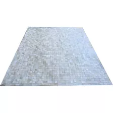 Tapete De Couro Branco 2,00x2,50 Com Bordas Comprimento 2.5 M Desenho Do Tecido Quadriculado Largura 2 M