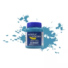 Tinta Acrílica Acrylic Colors Acrilex 250 Ml Cor Azul Turquesa - 363