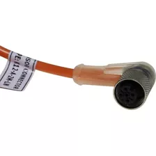 Cable Con Conector M12 90º 4 Pines Led Npn 2m
