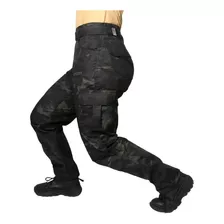 Calça Combat Feminina Bélica - Multicam Black