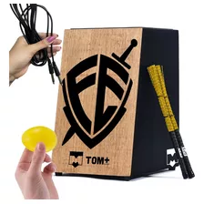 Cajon Fsa Tom+ Fé Inclinado Elétrico Profissional - Carrom Cor Natural