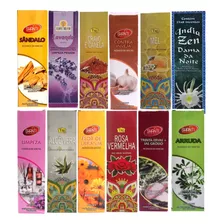 28 Incensos Indianos Variados Aromas Promoção