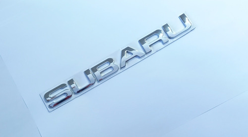 Emblema Subaru Insignia Logotipo Letras Cromadas Adhesivas  Foto 2