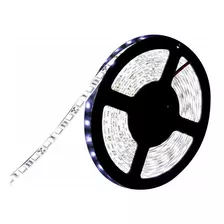 Tira Led 5050 Rollo 5 Metros Blanco Frio 300 Leds 24v Exterior Camion Colectivo