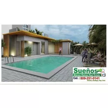 Sueños Bienes Raíces Real Estate, Vende Apartamentos En Construcción, Con Piscina En Gurabo, Santiago, Rep. Dom. Código #c10.