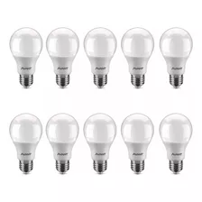 Kit 10 Lâmpadas Led 9w Bulbo Pera 6500k Branco Frio Avant Cor Da Luz Branco-frio 110v/220v