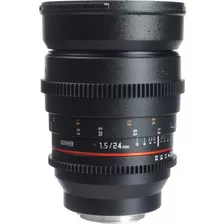 Bower 24mm T1.5 Ultra-fast Wide-angle Cine Lente Para Samsun