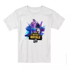 Remera Niño Fortnite Battle Royale Llama Estallido