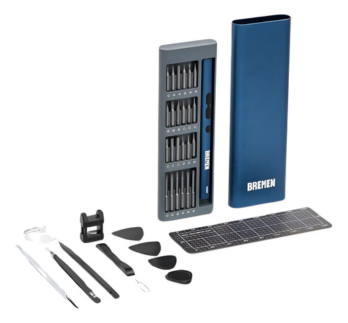 Set Destornillador A Bateria Bremen 62 Pz Electronica 8300
