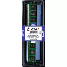 Memoria Dale7 Ddr3l 8gb 1600 Mhz Desktop 16 Chips 1.35v