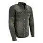 Milwaukee Leather Mpm1630 Camisa De Franela A Cuadros Con