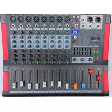 Consola Potenciada Mixer Soundxtreme Sxm256 700w Usb 8 Canal