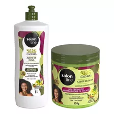 Kit Finalização Sos Cachos Azeite De Oliva 2 Produtos Salon