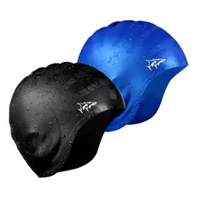 Gorro De Baño Para Cabello Largo 2 Pack Diseño Más Grueso Si