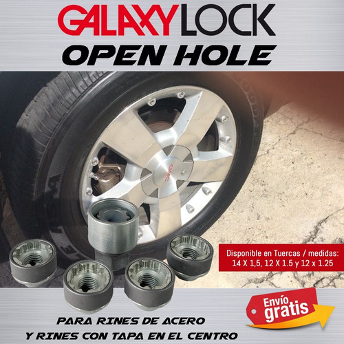 Tuercas Galaxylock Open Hole Mazda Cx9 Original Con Envio Foto 5