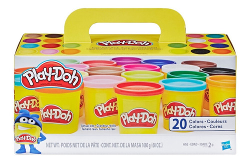 Plastilina Play Doh Paquete Con 20 Colores