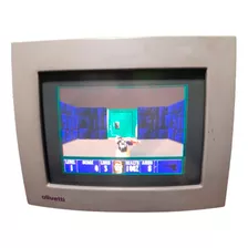 Monitor Retro Crt Olivetti 9 Color Vga - Made In Italy