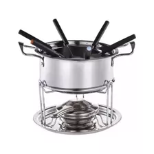 Conjunto De Aparelho De Fondue Panela Aço Inox Kit