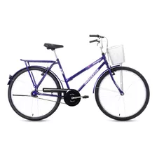 Bicicleta Houston Onix A26 Cesto Vb 1v Violeta