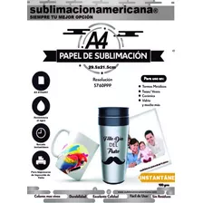 Resma De Papel De Sublimación A4