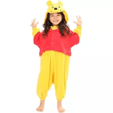Kigurumi Pijamas Niños Plush Disfraz Winnie The Poo