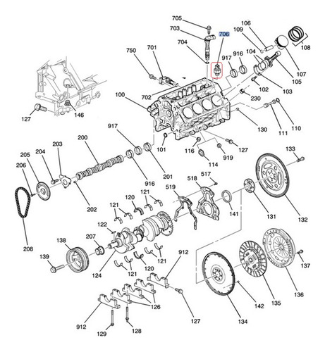 Interruptor Presion Aceite Buick Rainier 5.3l V8 2004 Foto 4