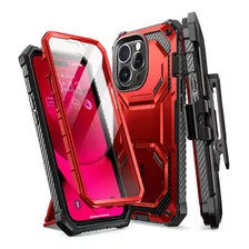 Funda I-blason Para iPhone 14 Pro C/cubre Pant Clip Red