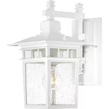 Nuvo 60/4951 One Light Outdoor Wall Mount, Pequeño, Blanco