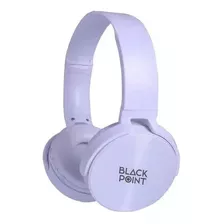 Auricular Con Microfono Black Point H33 Plegable Slim Color Blanco