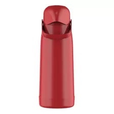 Garrafa Térmica Termolar Magic Pump De Vidro 1.8l Vermelha-romã