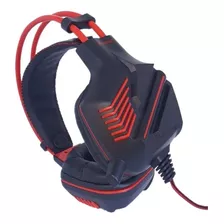 Fone Ouvido Headphone Gamer Mic P3 Xtrad Lc-844 Preto Verm