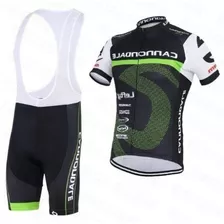 Conjunto Ciclismo Tricota Cannondale Calza Acolchado Tirante