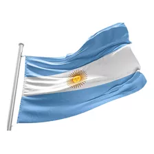 Bandera Argentina De Flameo Con Sol 180 X 300 Cm Reforzada 