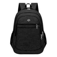 Mochila Para Andar De Moto Leve Masculina Trabalho Social Cor Preta