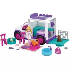 Polly Pocket Juguete Hospital Móvil Animalito Camioneta Niña